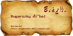 Bugarszky Ábel névjegykártya